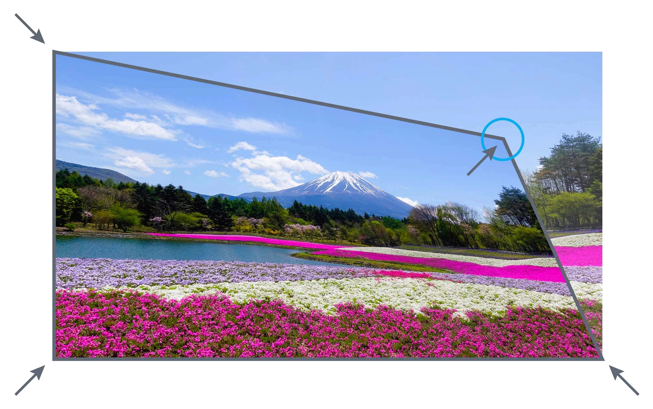 Optoma ZU607TST 4K Short Throw Golf Sim Projector - viewing angle example