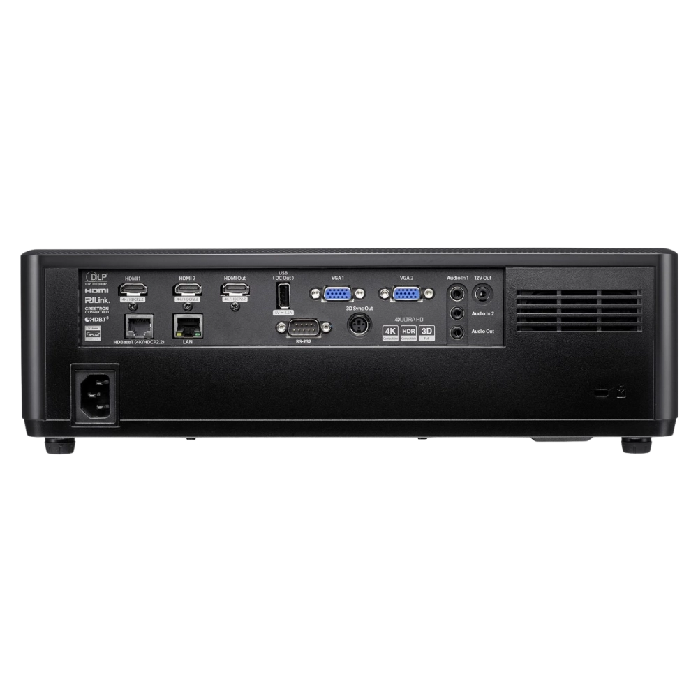Optoma ZK608TST 4K Short Throw Golf Sim Projector - rear view