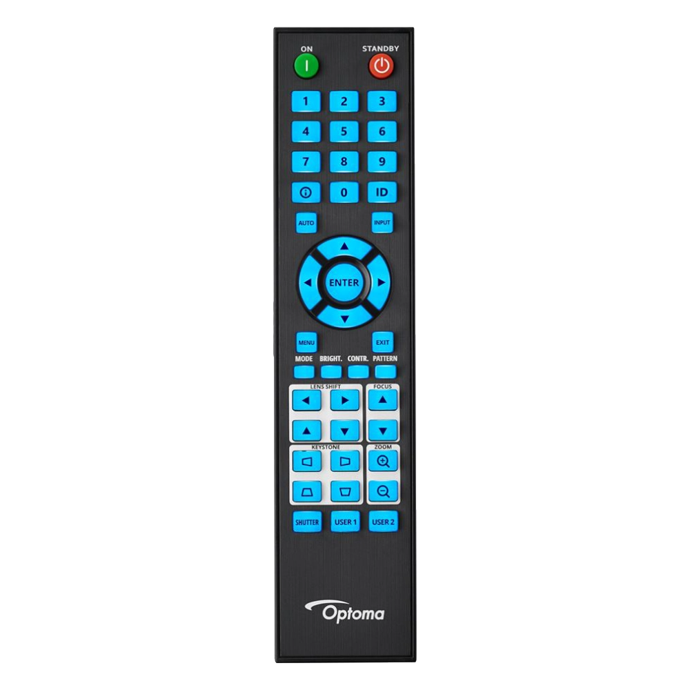 Optoma ZU820TST HD Short Throw Golf Sim Projector - Remote control