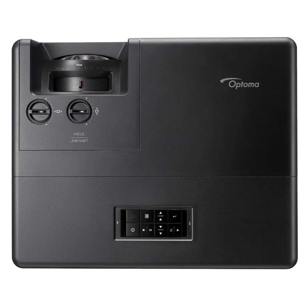 Optoma ZU507TST 4K Short Throw Golf Sim Projector - Top view